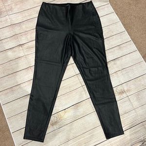 Halogen Faux Leather Leggings